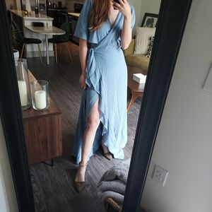 Maxi wrap dress